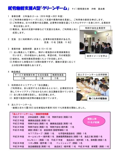 竹の塚ひまわり園クリーンチーム