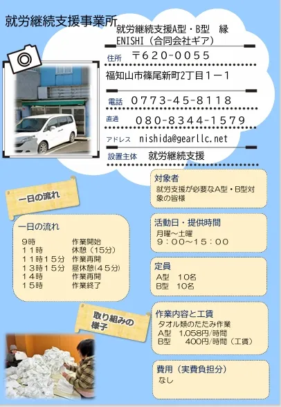 就労継続支援A型　縁　ENISI